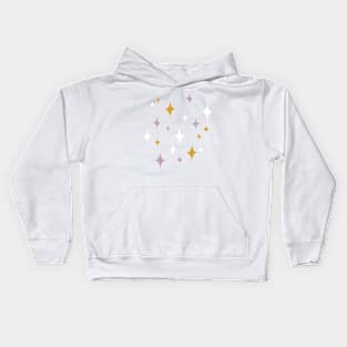 Magical Sparkles Night Pattern Kids Hoodie